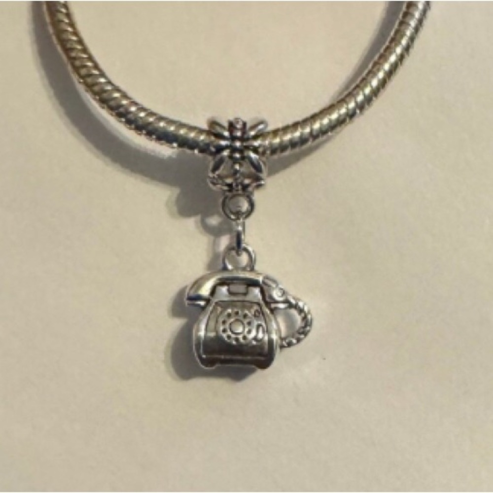 Vintage Style. Telephone Phone Charm
